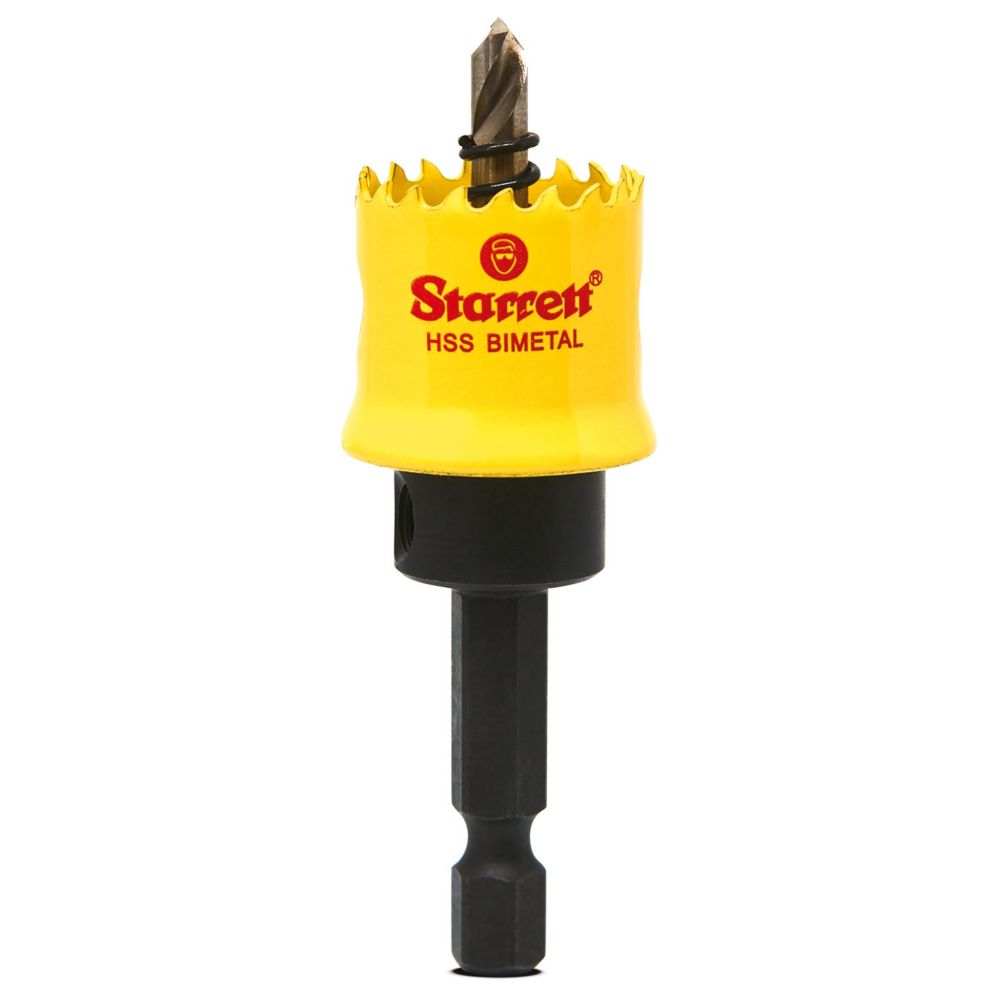 Starrett KCS03001 3-Saw Multi-Material Electricians Cordless Smooth Cutting Holesaw Set