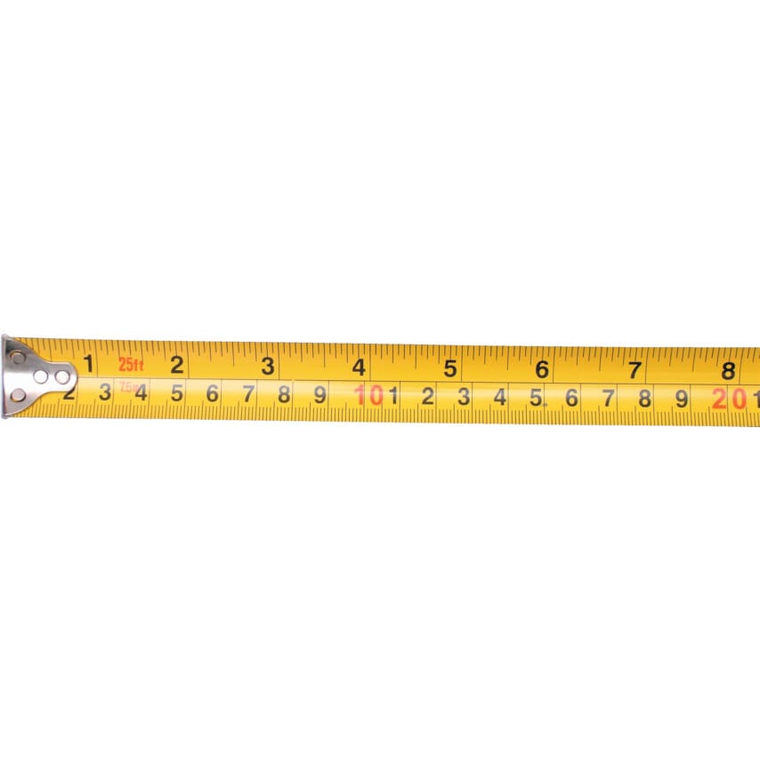 7.5M/25' Hi-vis Locking Tape - Yellow Case