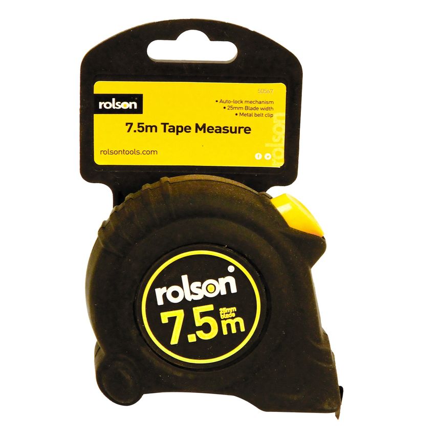 7.5m X 25mm Tape Measure