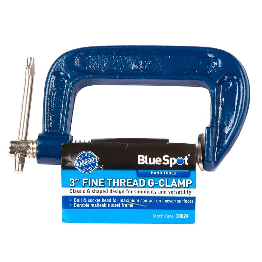 75mm (3") Fine Thread G-Clamp
