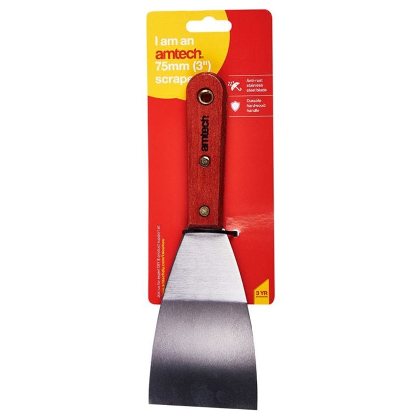 75mm (3") Heavy Duty Scraper with Wooden Handle