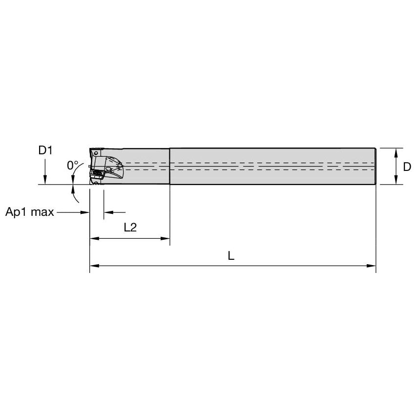 7690VA12CA020Z2R032 Milling Toolholder