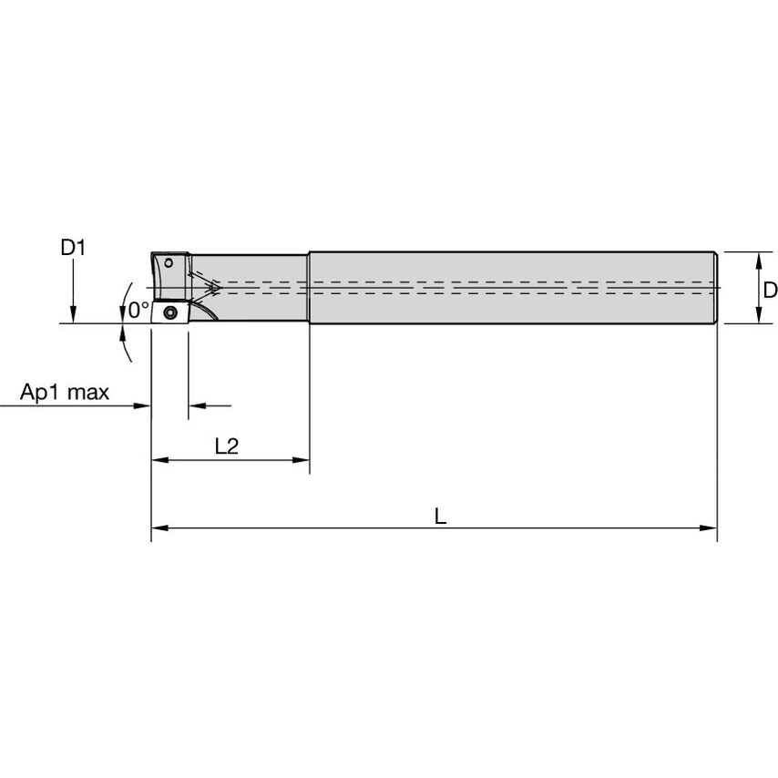 7690VA16CA025Z2R50 Milling Toolholder