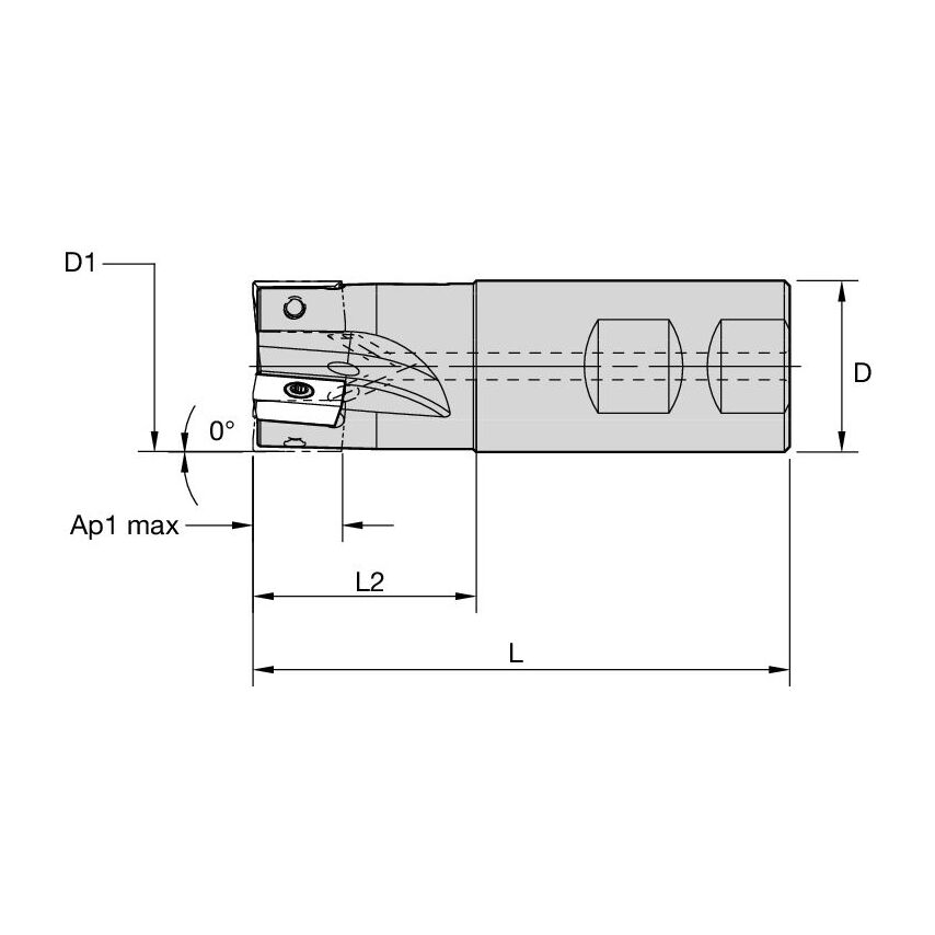 7690VA16WA040R Milling Toolholder