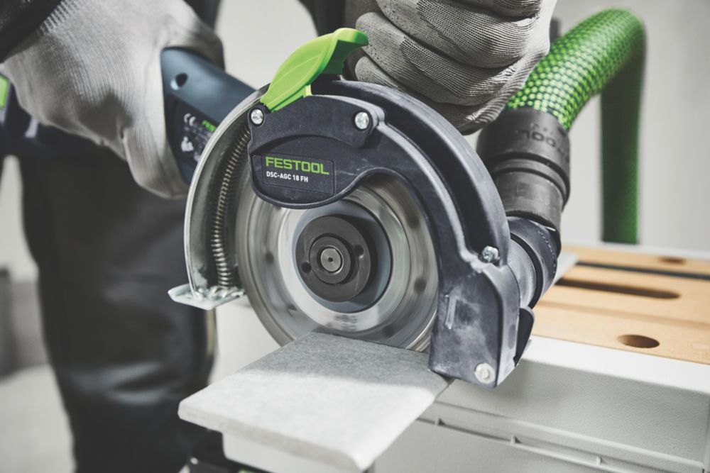 Festool DSC-AGC 18-125 FH EB-Basic 18V Li-Ion Airstream & Bluetooth 5" Brushless Cordless Angle Grinder - Bare