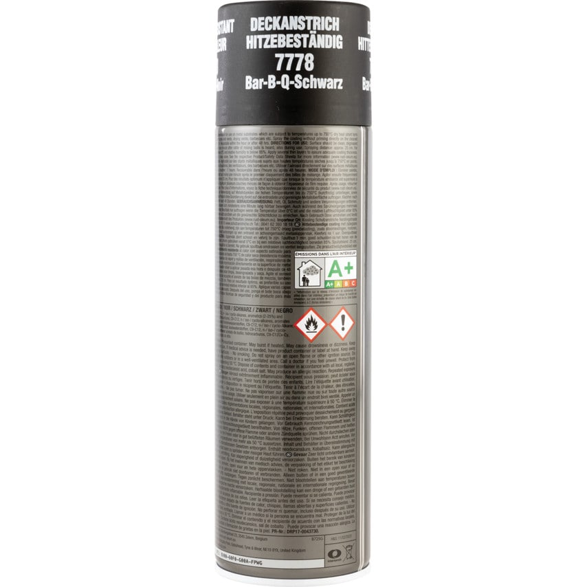 7778 Hard Hat Bar-B-Q-Black Aerosol - 500ML
