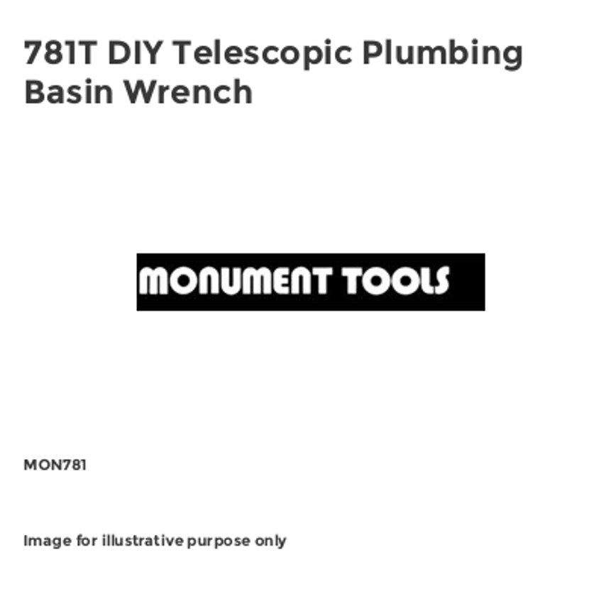 781T DIY Telescopic Plumbing Basin Wrench