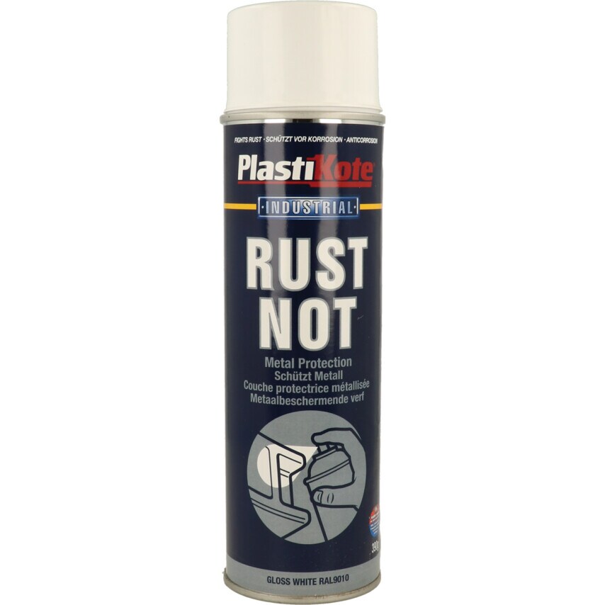 781 Rust Not Metal Protection Gloss White Aerosol Paint - 500ML