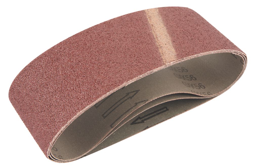 60 Grit Multi-Material Sanding Belt 457mm x 76mm 3 Pack