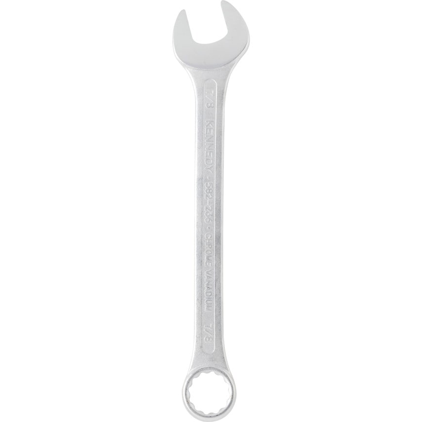 7/8" A/F Chrome Vanadium Comb Spanner