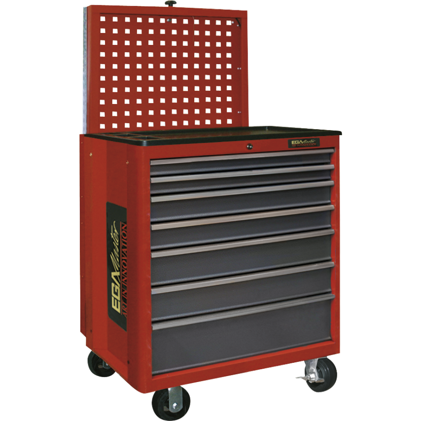 7 Drawer Roller Cabinet with Panel