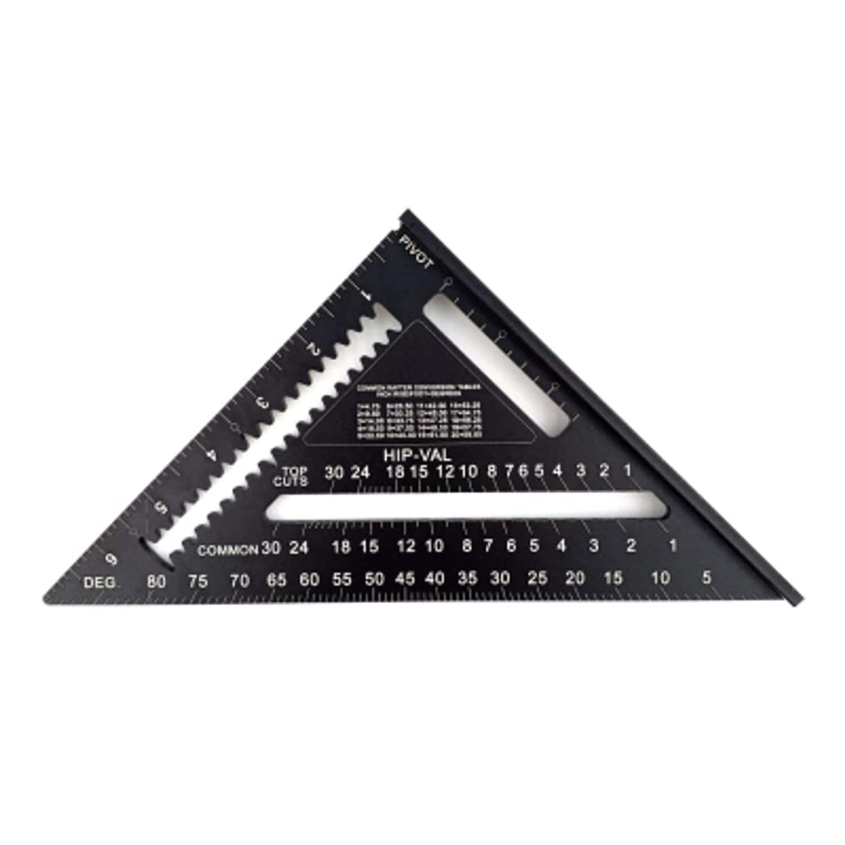 7in PTI Rafter Roofing Angle Square 175mm Black Anodised Aluminium