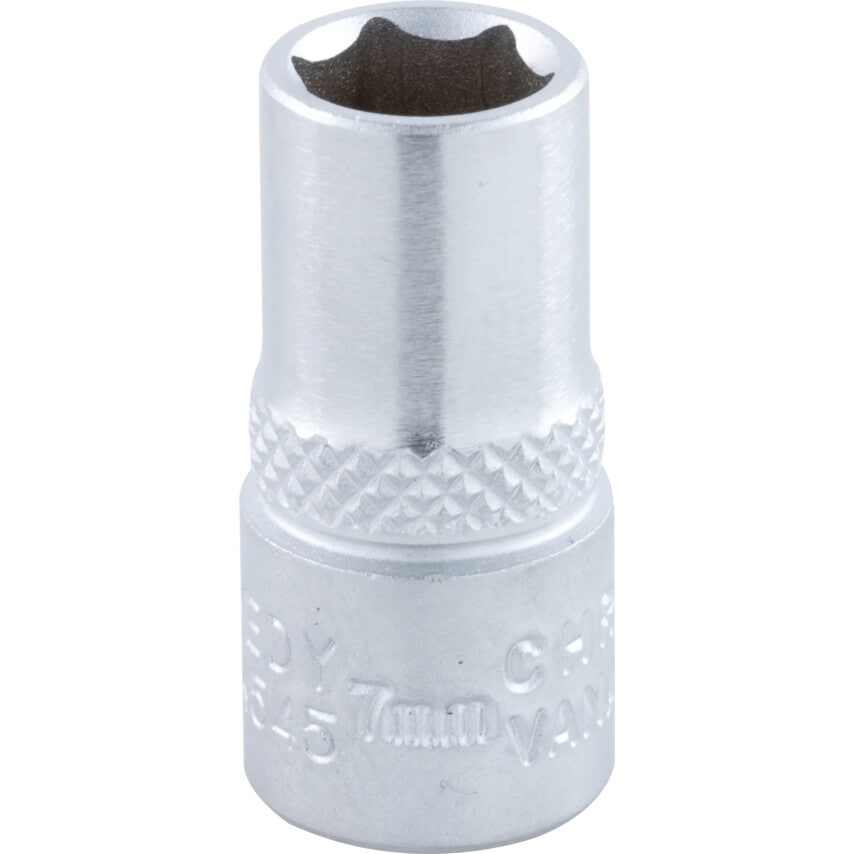 7mm Single Hex Socket 1/4" Square Drive