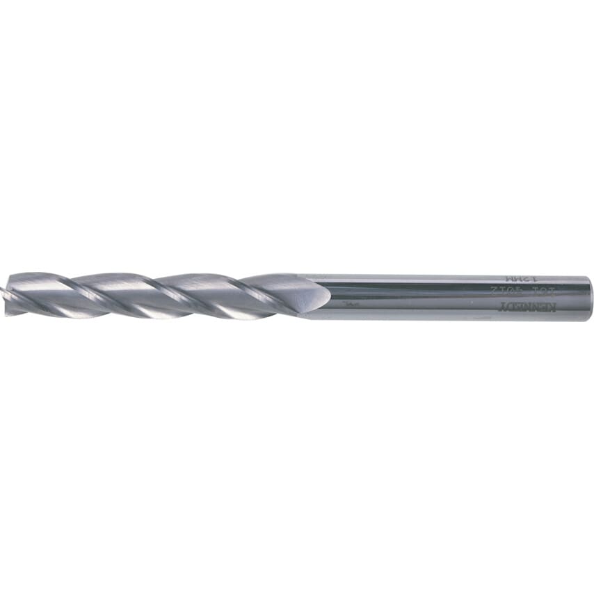 8.00MM Carbide 3 Flute Plain Shank Long Series End Mill