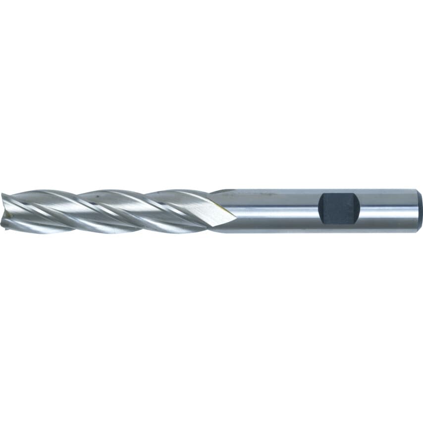 8.00MM Series 10 HSS-Co 8% 4 Flute Weldon Shank Long Series End Mills - Uncoated