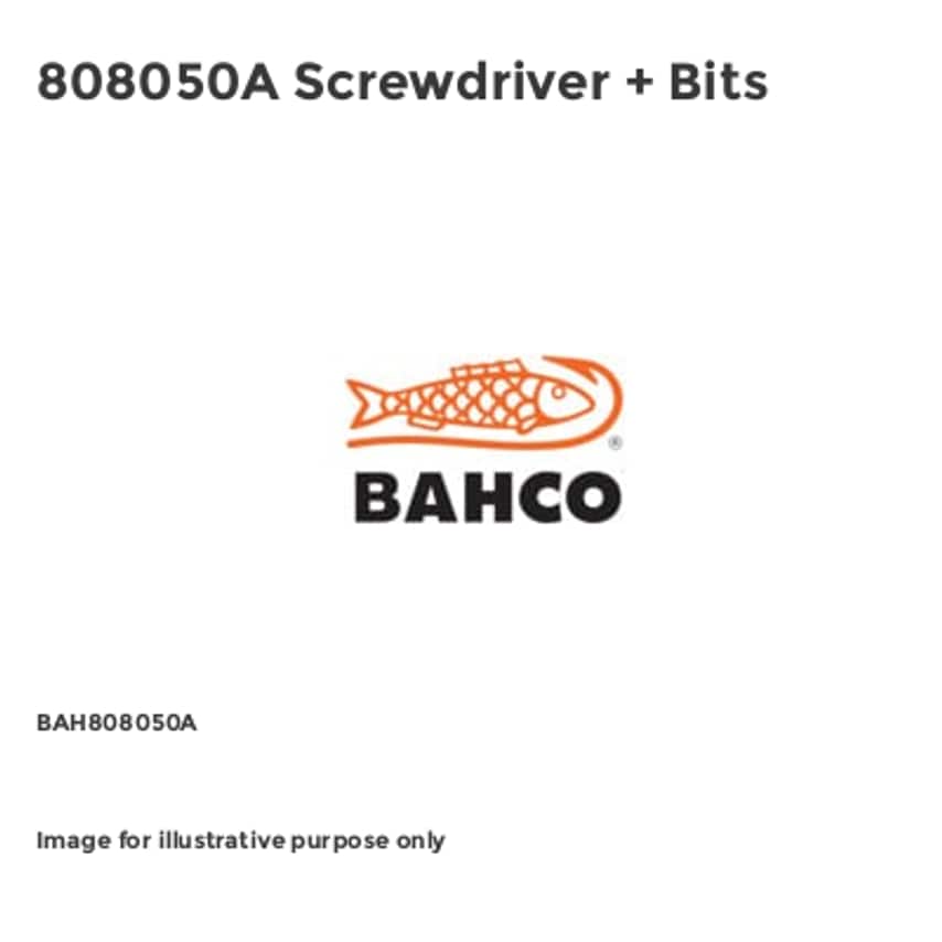 808050A Screwdriver + Bits
