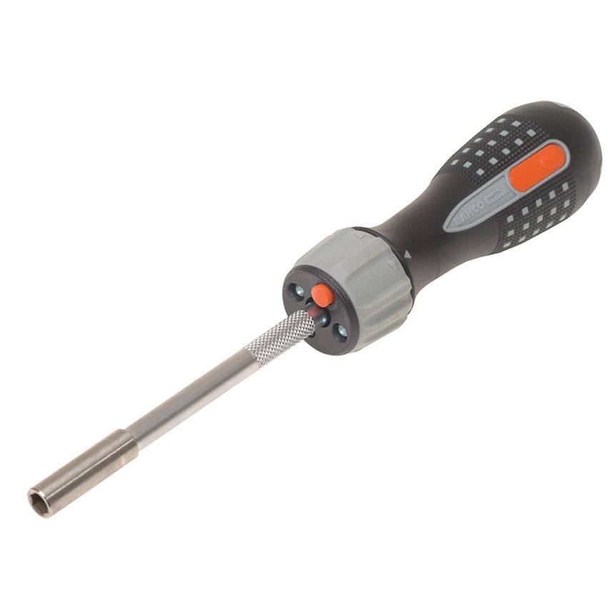 808050L LED Ratchet Screwdriver & 6 Bits BAH808050L