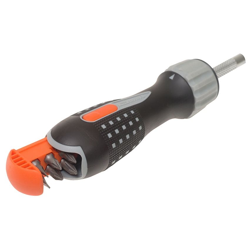 808050L LED Ratchet Screwdriver & 6 Bits BAH808050L