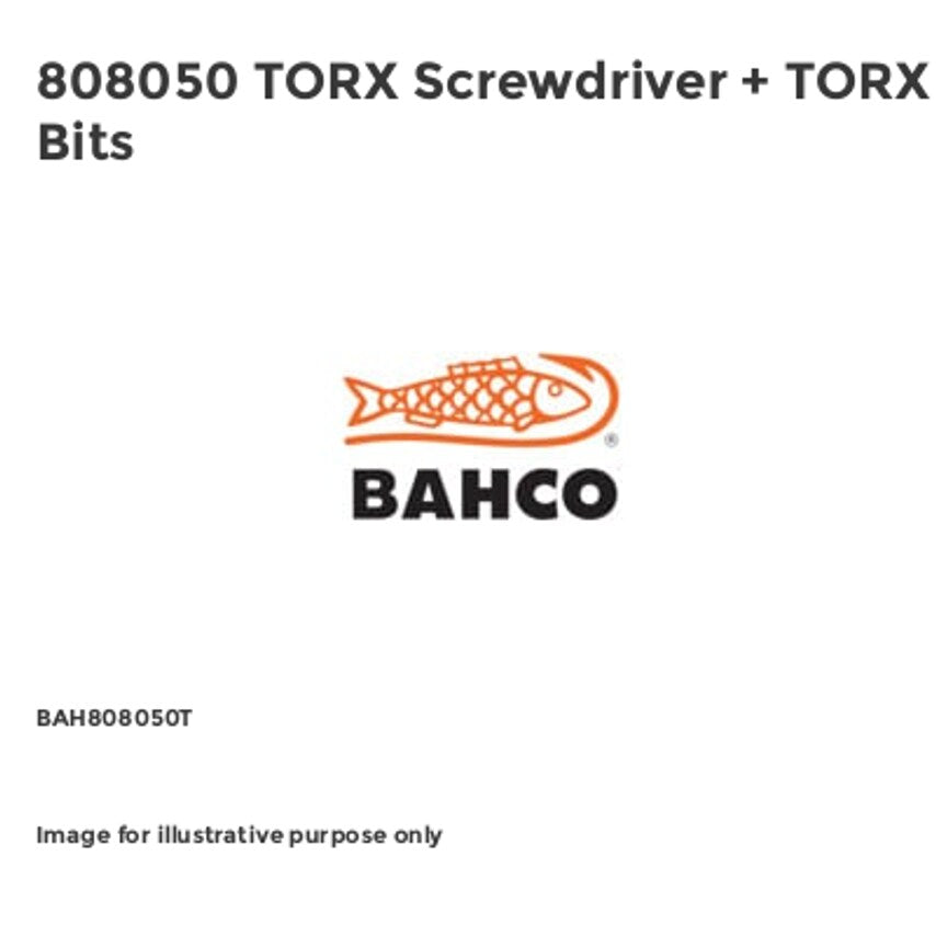808050 TORX Screwdriver + TORX Bits