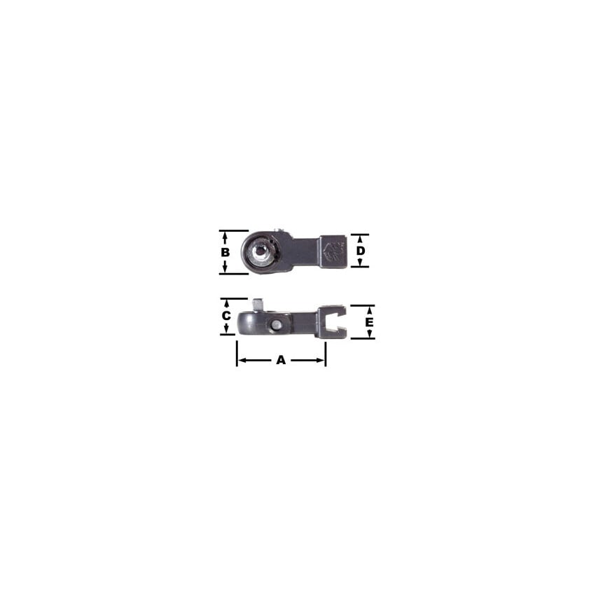 809504 SDRT-1/4in Square Drive Ratchet Head