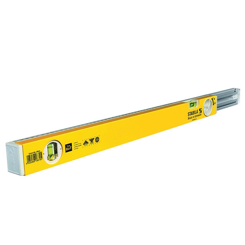80T Telescopic Spirit Level 2 Vials 80-127cm STB80T80