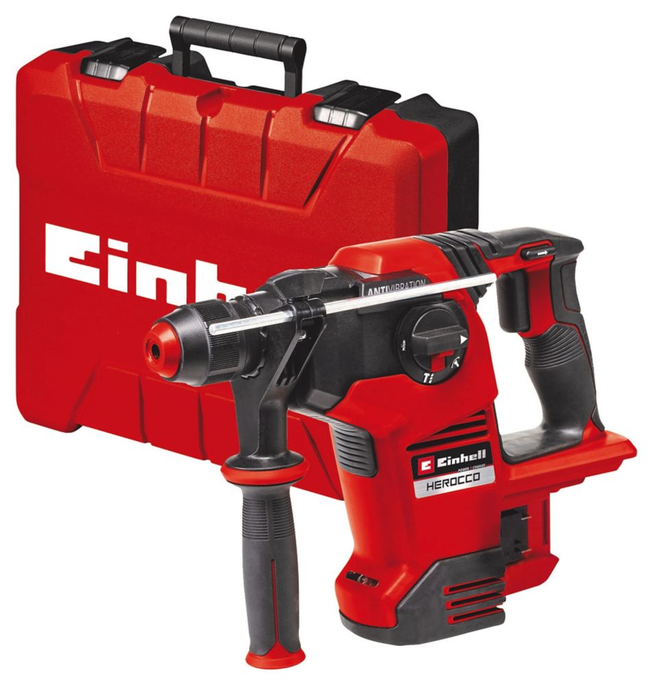 Einhell Herocco 36/28 3.37kg 36V Li-Ion Power X-Change Brushless Cordless Rotary Hammer - Bare