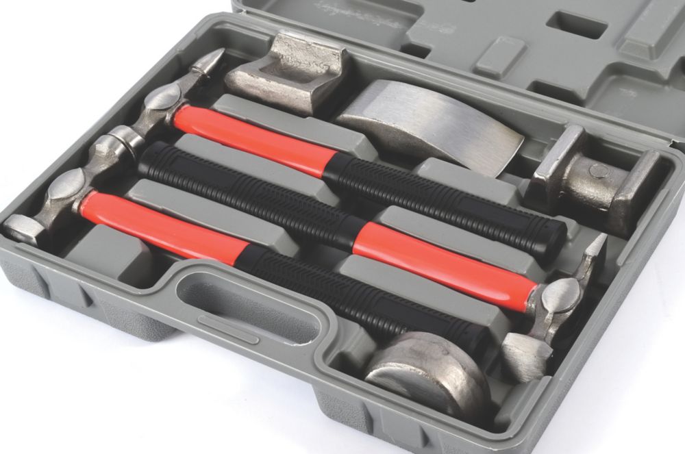 Hilka Pro-Craft  Vehicle Panel Beating Kit 7 Piece Set