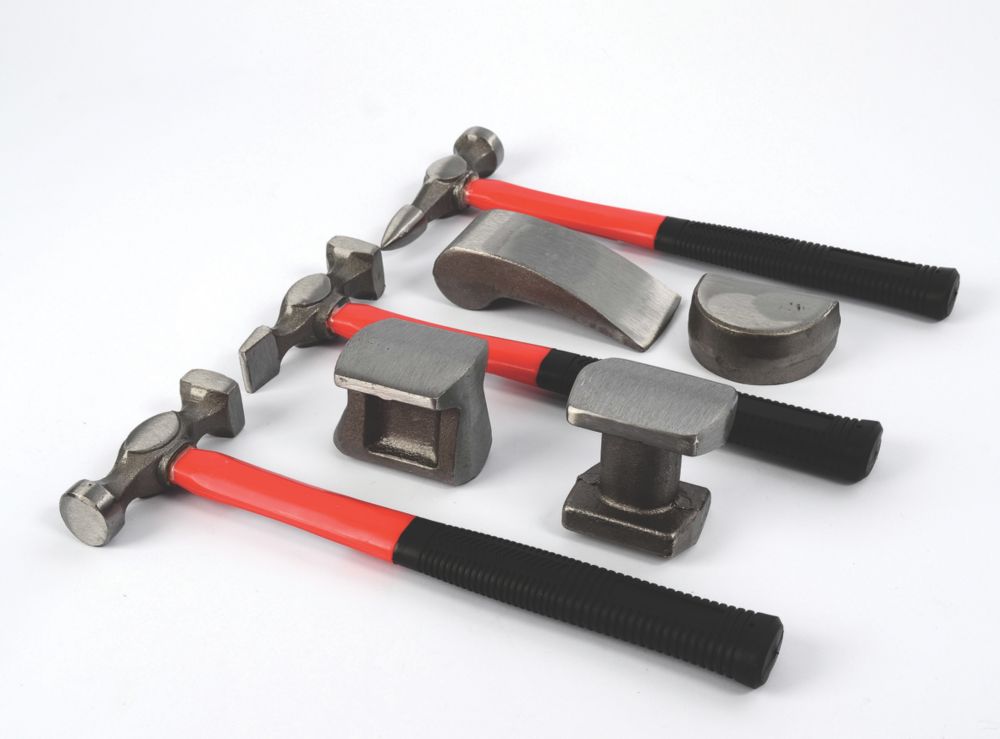 Hilka Pro-Craft  Vehicle Panel Beating Kit 7 Piece Set