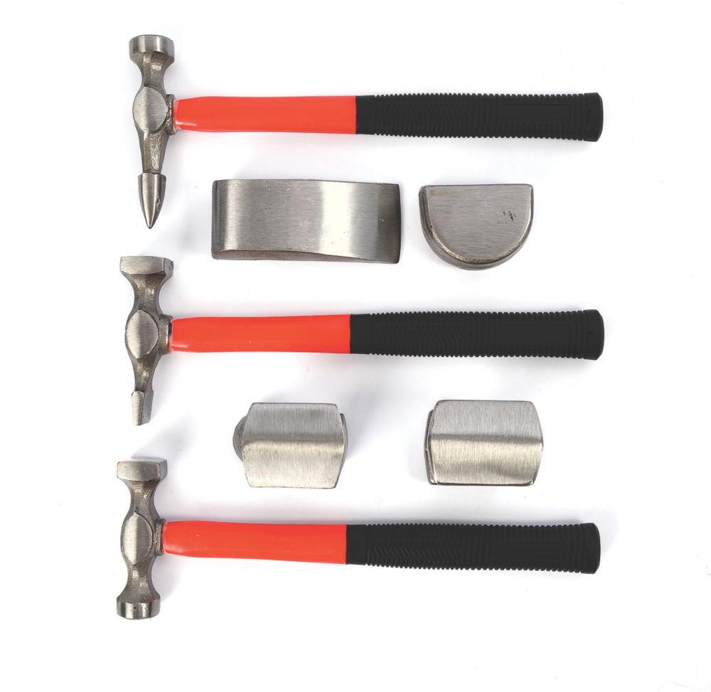Hilka Pro-Craft  Vehicle Panel Beating Kit 7 Piece Set