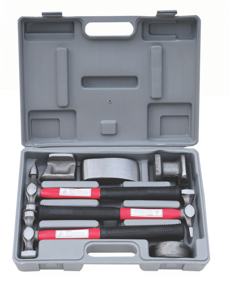 Hilka Pro-Craft  Vehicle Panel Beating Kit 7 Piece Set