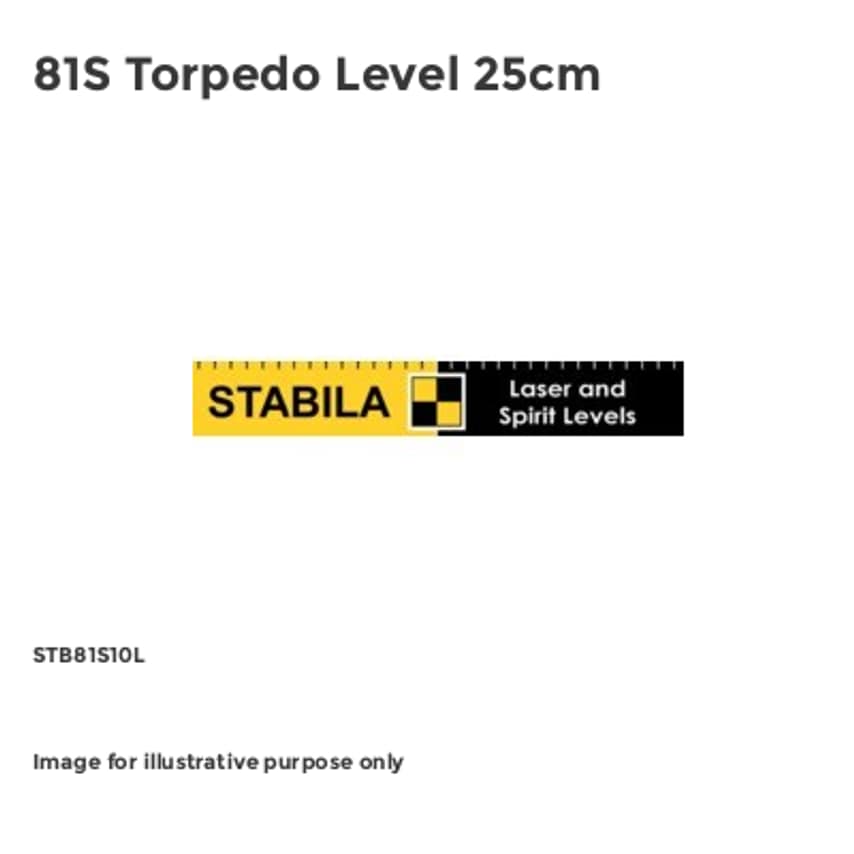 81S Torpedo Level 25cm