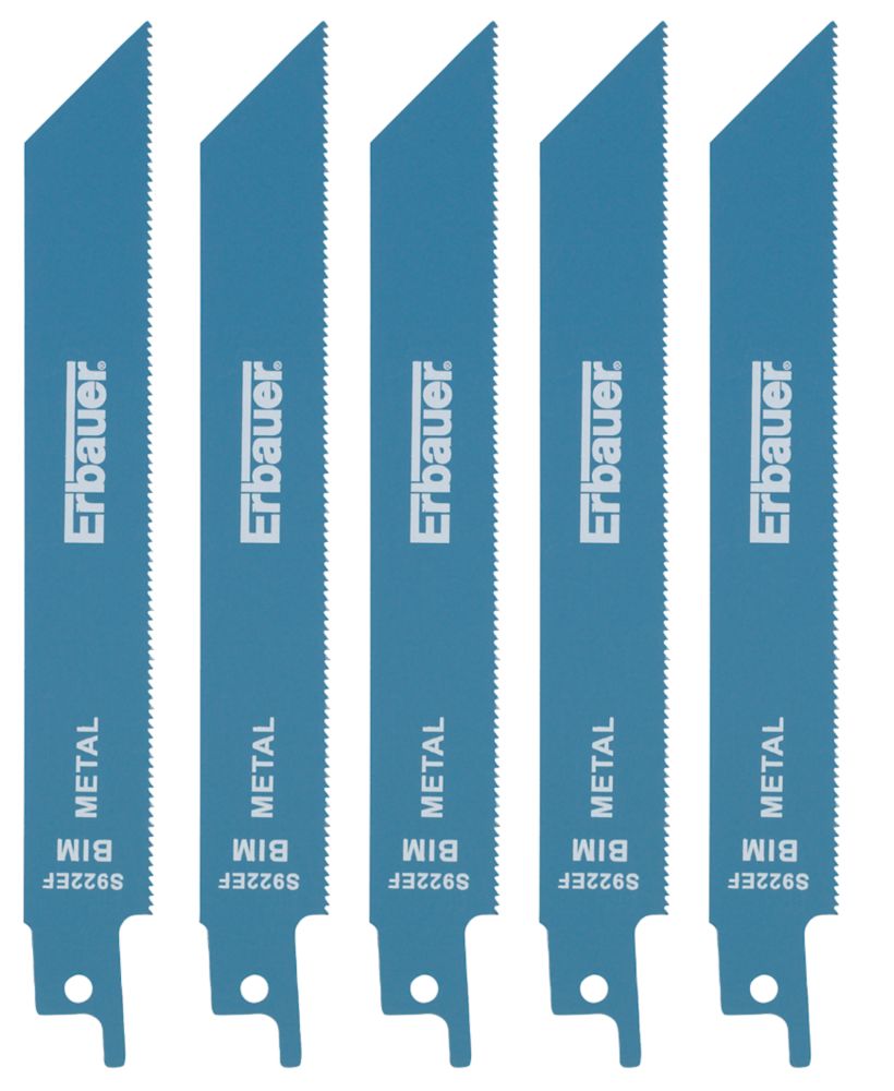 Erbauer   Multi-Material Reciprocating Saw Blades 130mm 5 Pack
