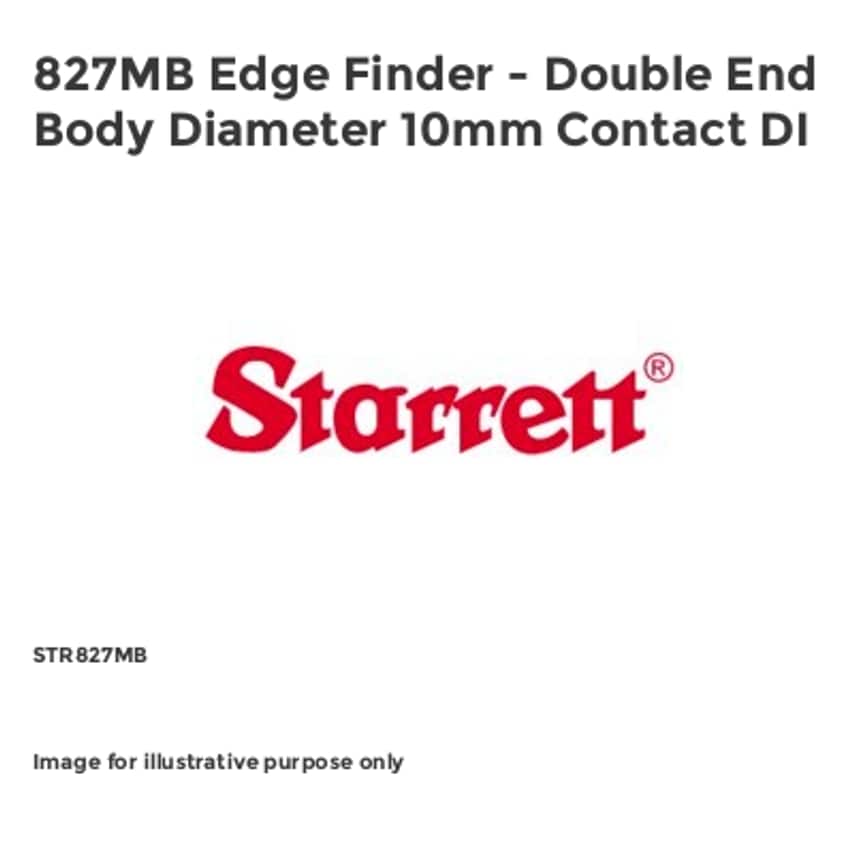 827MB Edge Finder - Double End Body Diameter 10mm Contact DI