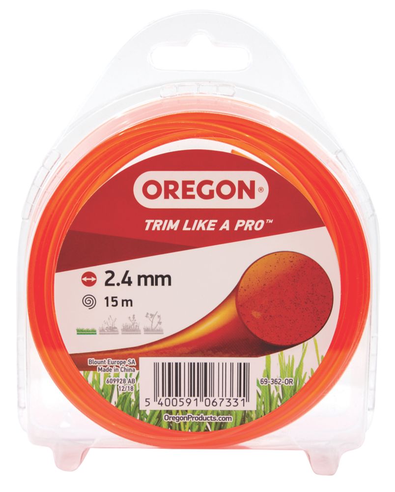 Oregon  Orange Trimmer Line 2.4mm x 15m