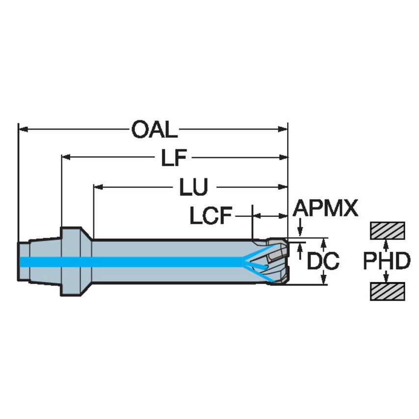 830B-E06D1400H7S12 14.00MM CoroDrill