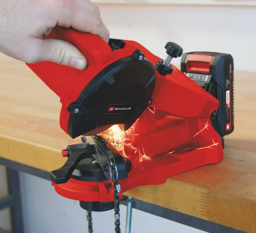 Einhell GE-CS 18 Li-Solo 18V Li-Ion Power X-Change  Cordless Chain Sharpener - Bare