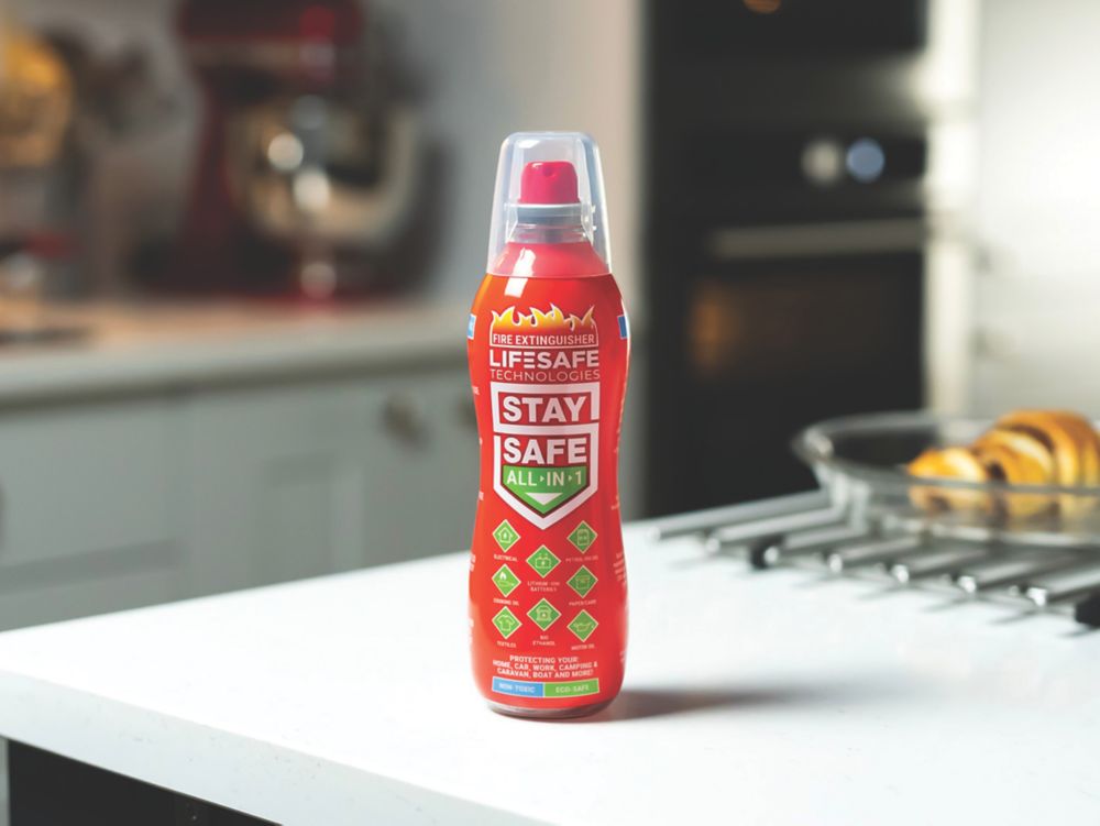 LifeSafe Technologies StaySafe All-In-1 All Fires Spray Bottle Fire Extinguisher 200ml