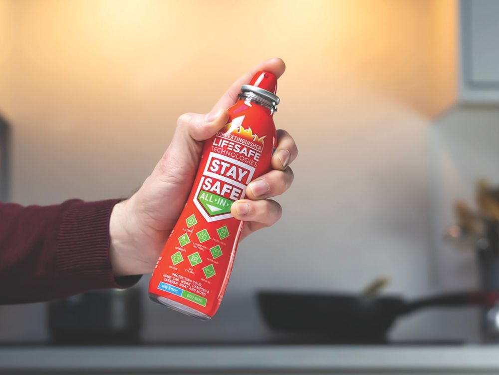 LifeSafe Technologies StaySafe All-In-1 All Fires Spray Bottle Fire Extinguisher 200ml