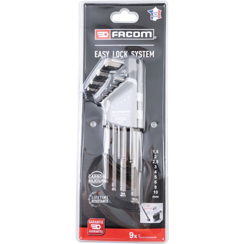 83SHST.JP9A 9 Piece Hexagon Key Set