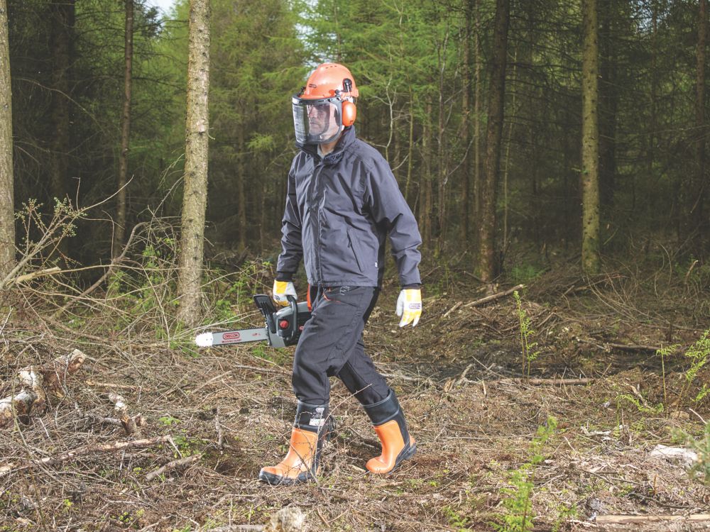 Oregon Yukon   Safety Chainsaw Wellies Orange / Black Size 12