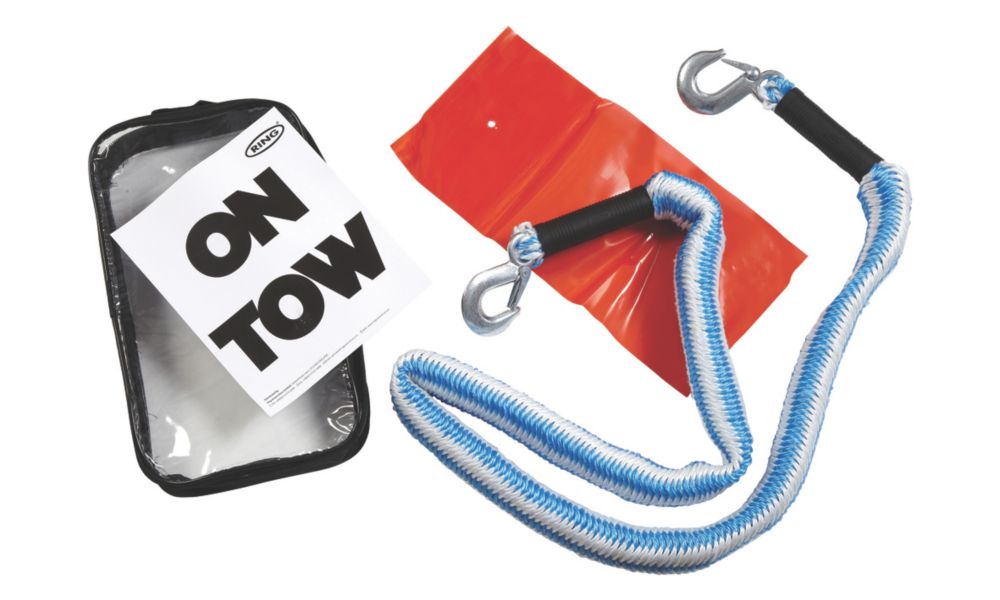 Ring 2 Tonne Elasticated Tow Rope 4m