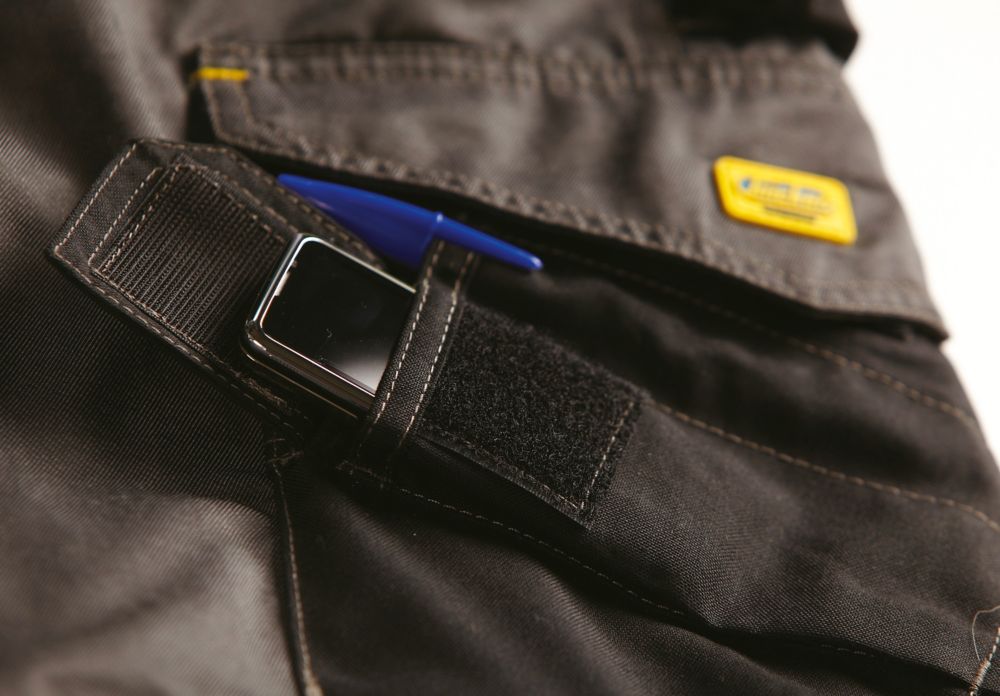 Snickers 3212 Duratwill 3212 Holster Pocket Trousers Grey / Black 33" W 32" L
