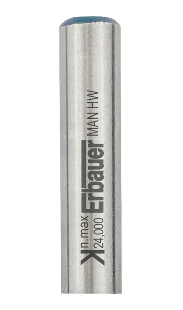 Erbauer  6.35mm Shank Double-Flute Straight Router Cutter 19mm x 20mm