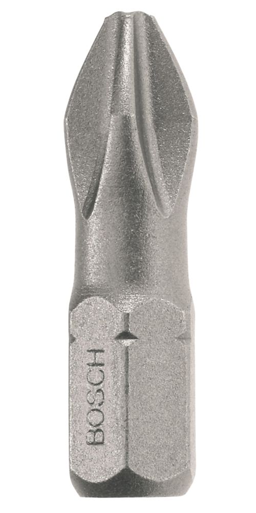 Bosch  1/4" 25mm Hex Shank PH2 Screwdriver Bits 25 Pack