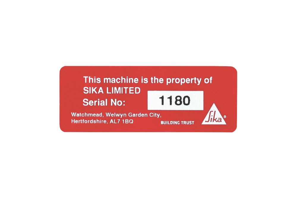 Asset Protect  Asset Tags Red 19mm x 51mm 100 Pack