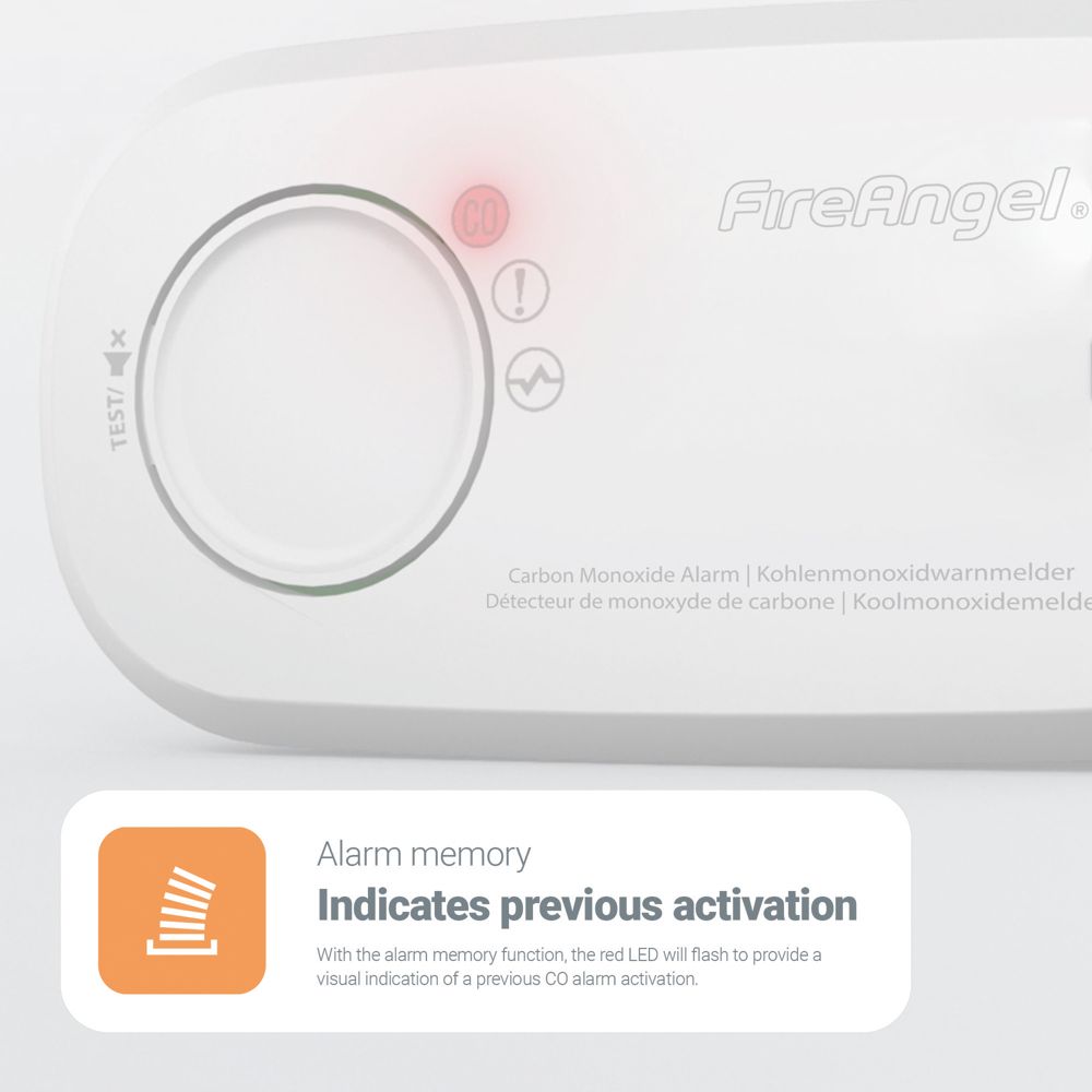 FireAngel  FA3313 Battery Standalone Carbon Monoxide Alarm