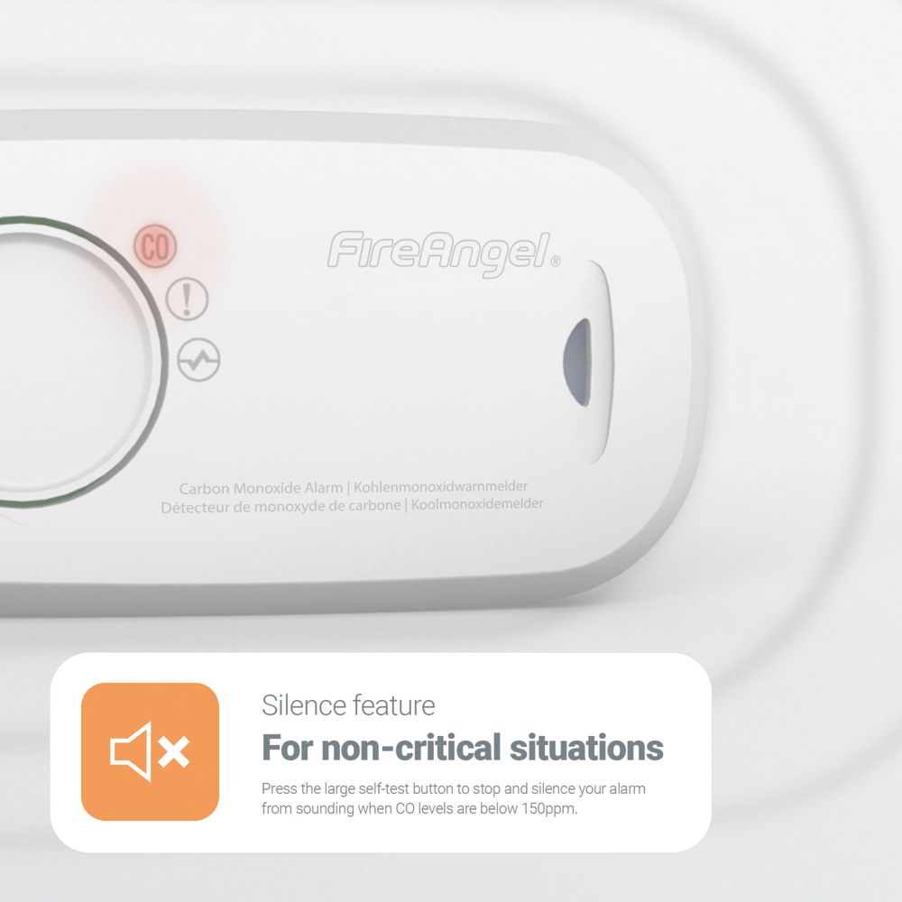 FireAngel  FA3313 Battery Standalone Carbon Monoxide Alarm