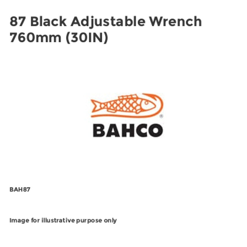 87 Black Adjustable Wrench 760mm (30IN)