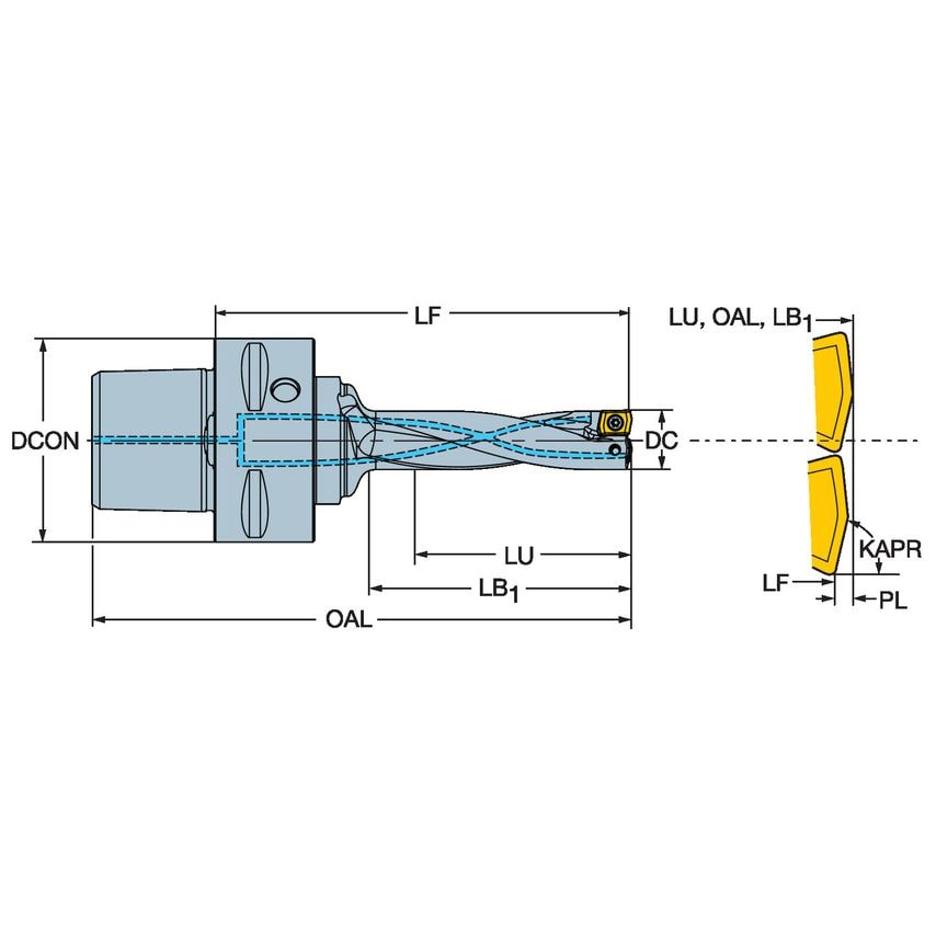 880-D1300C5-04 13.00MM CoroDrill