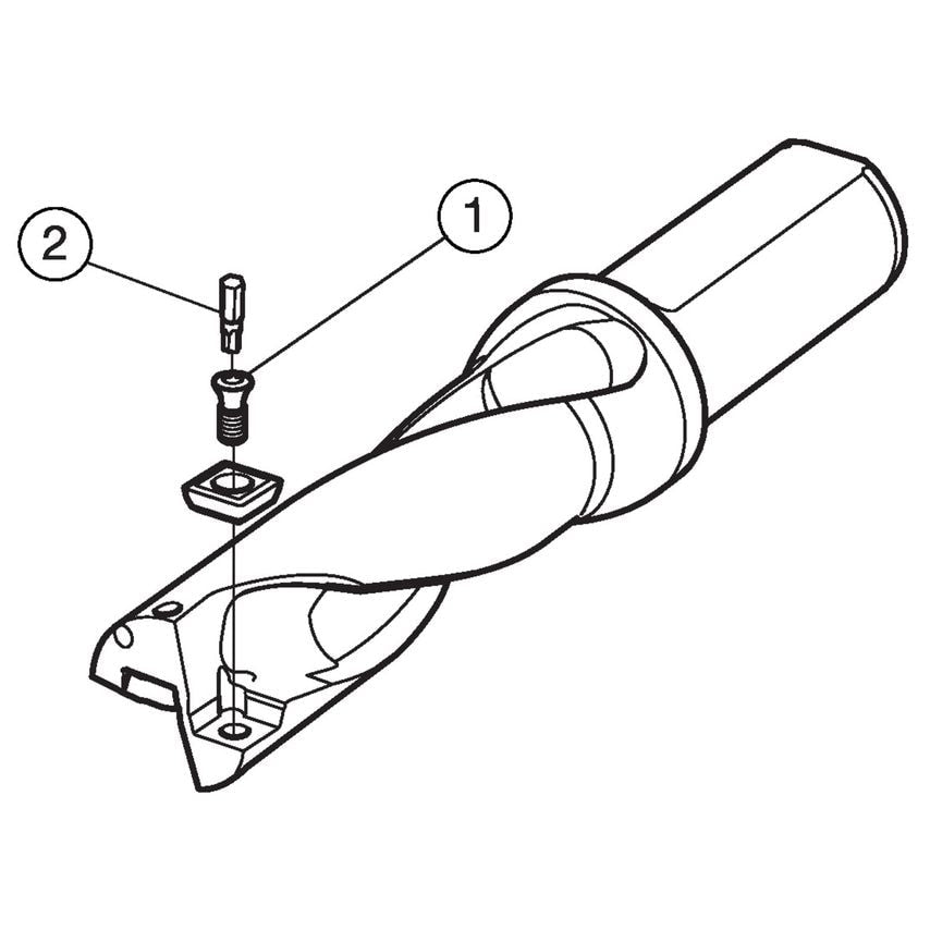880-D1350L20-03 13.50MM CoroDrill